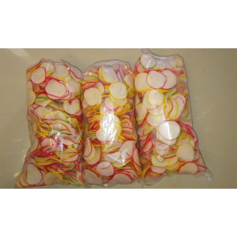 

Kerupuk Bawang warna warni 250g