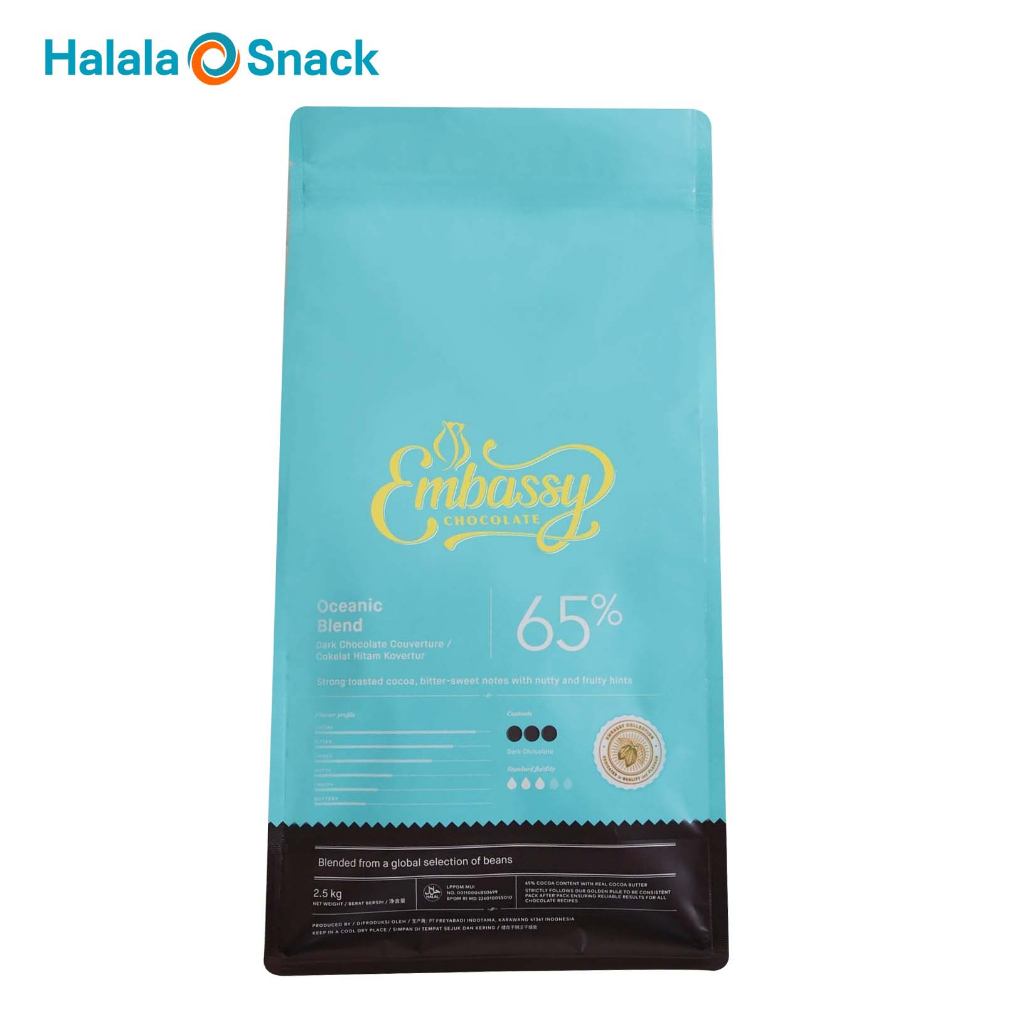 

Embassy Chocolate | Oceanic Blend 65% 2,5 kg Couverture Cokelat Tulip