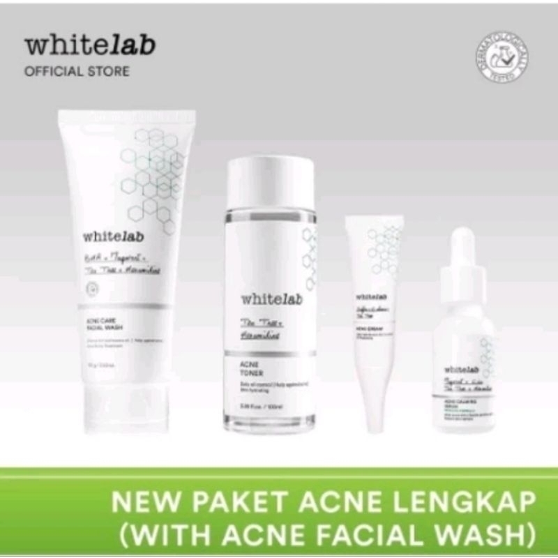 Ampuh  Whitelab Skincare Acne Series Untuk Wajah Berjerawat