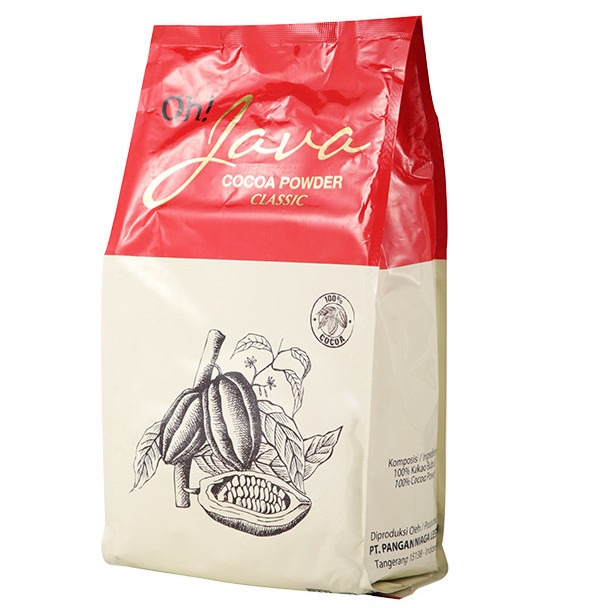 

OH JAVA COCOA POWDER CLASSIC POUCH 1KG ,COKLAT BUBUK COCOK UNTUK CAMPURAN MINUMAN DAN LAIN-LAIN