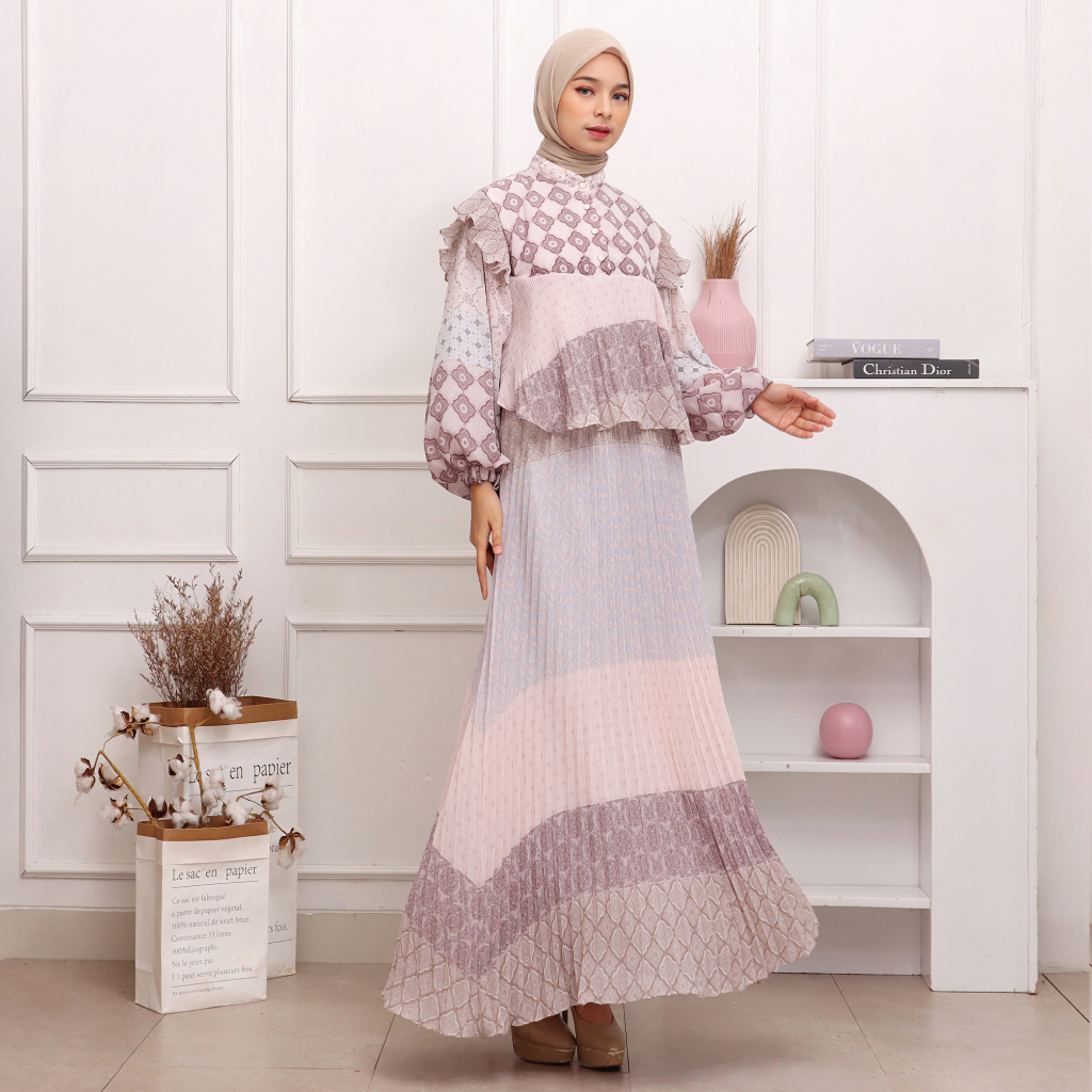 Gamis Maxy Dress Ceruti CRT Ayu