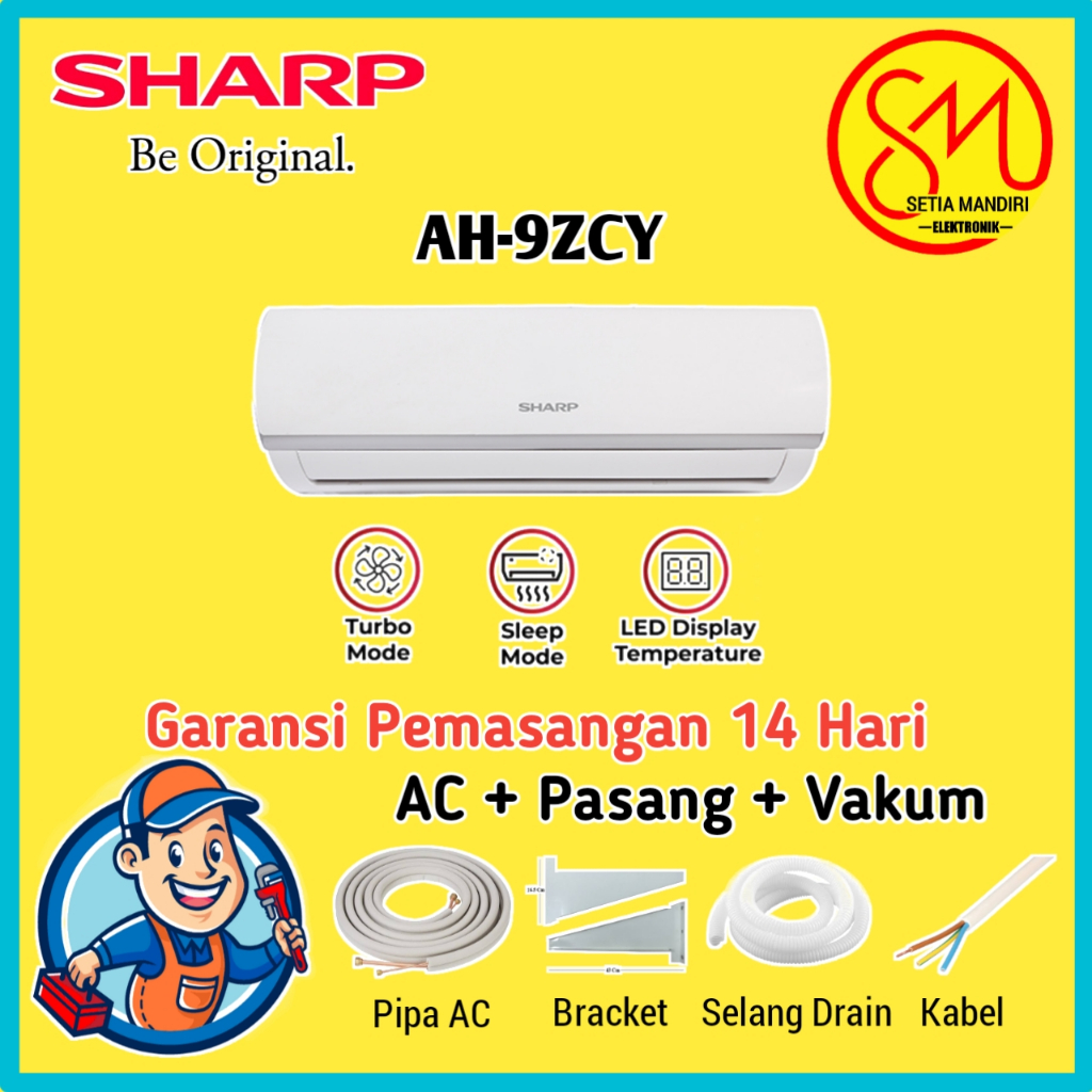 SHARP AH-A9ZCY / 9ZCY / 9 ZCY AC Split Standard R32 1 PK