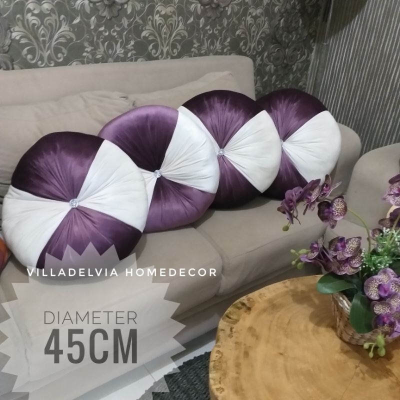 Bantal Labu Kombinasi Susu Milo/Bantal Bulat/Bantal Sofa/Bantal Kursi/Bantal Ruang Tamu/Bantal