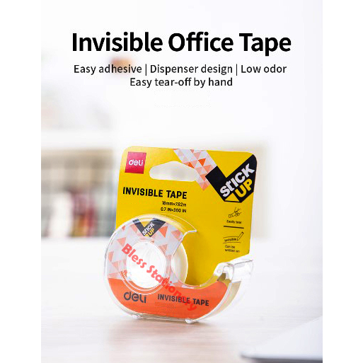 

Deli selotip 18mm isolasi solatip perekat Celotape Tape