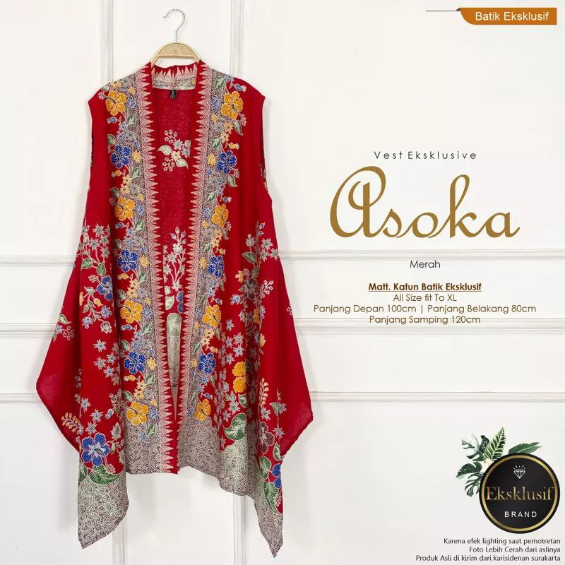 VEST BATIK FASHION WANITA LONG CARDI BATIK CARDIGAN MOTIF UNGGUL