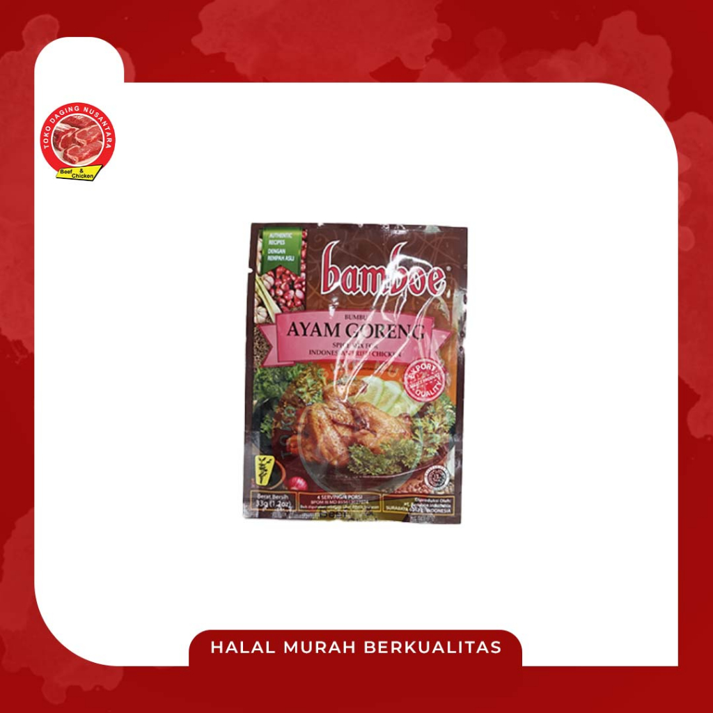 

BAMBOE BUMBU AYAM GORENG 33 GR