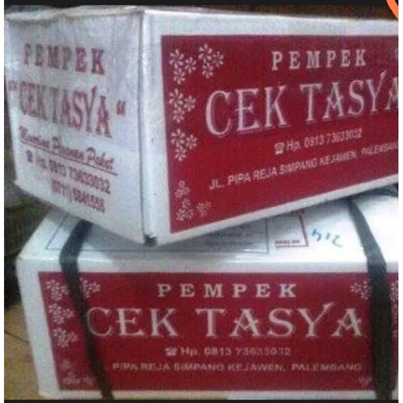 Pempek Tasya palembang isi 30 campur NON frozen plus cuko