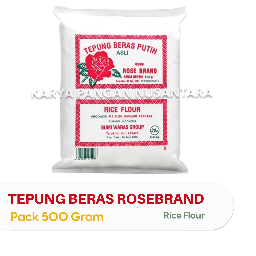 

TEPUNG BERAS ROSE BRAND 500 GRAM TEPUNG BERAS PUTIH ROSEBRAND 500GR