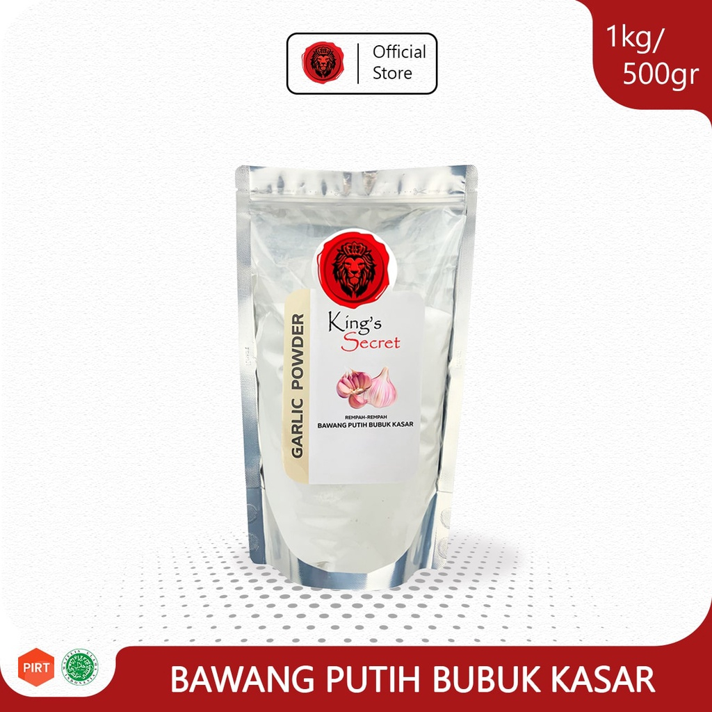 

5Kg Bawang Putih Bubuk Grade B | Bawang Putih Bubuk Kasar | Garlic Powder King's Secret