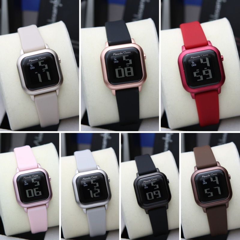 JAM TANGAN WANITA ALEXANDRE CHRISTIE AC 9392/AC9392 DIGITAL ORIGINAL