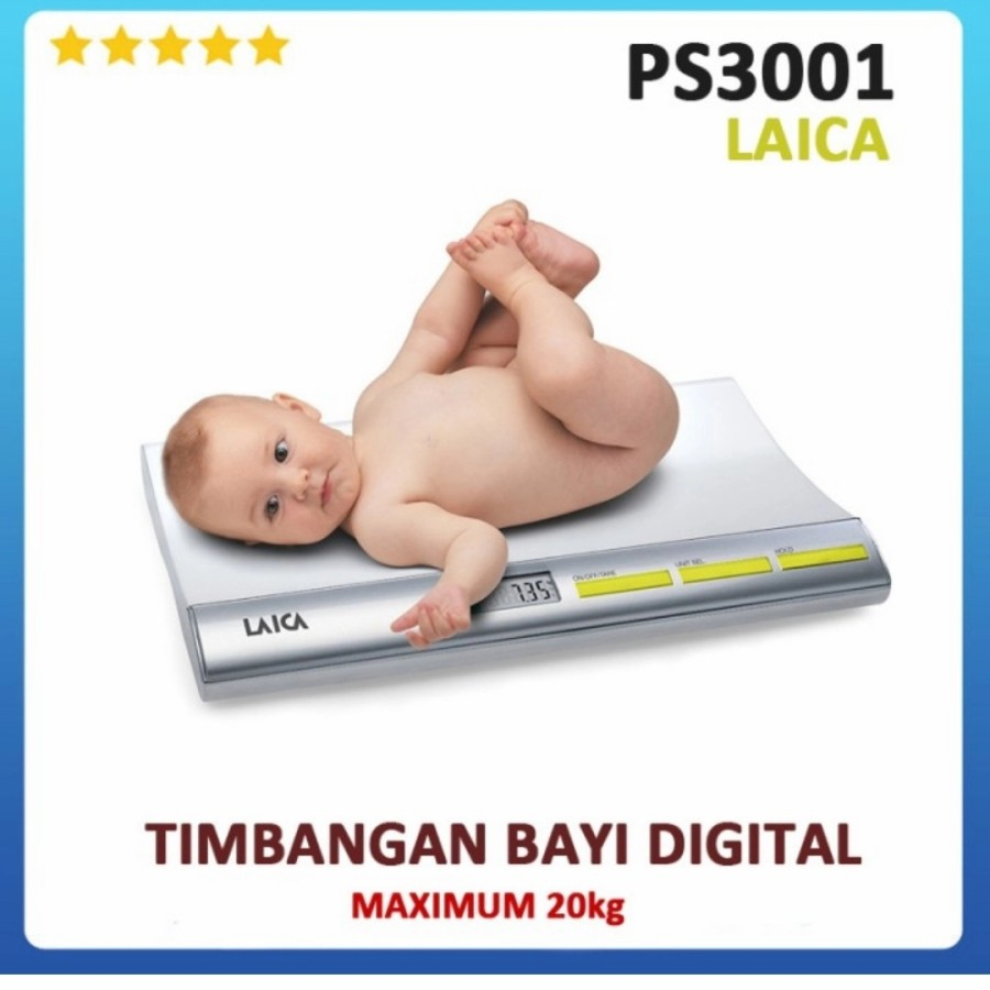 TIMBANGAN DIGITAL BAYI LAICA PS3001 BABY WEIGHT SCALE LAICA TIMBANGAN BERAT BADAN BAYI
