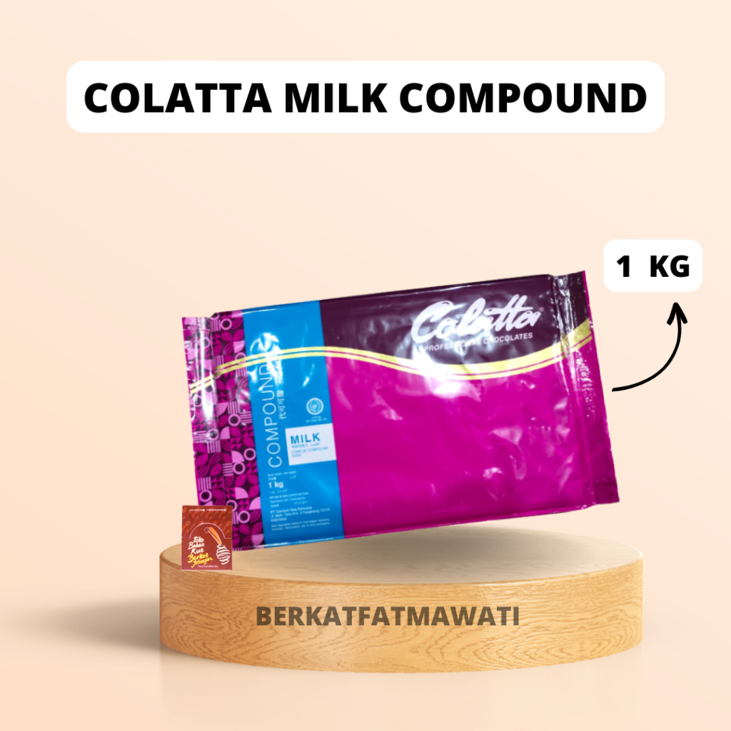 

COLATTA MILK COMPOUND 1 KG / COKELAT CHOCOLATE COMPOUND/COKLAT BATANG/PCS