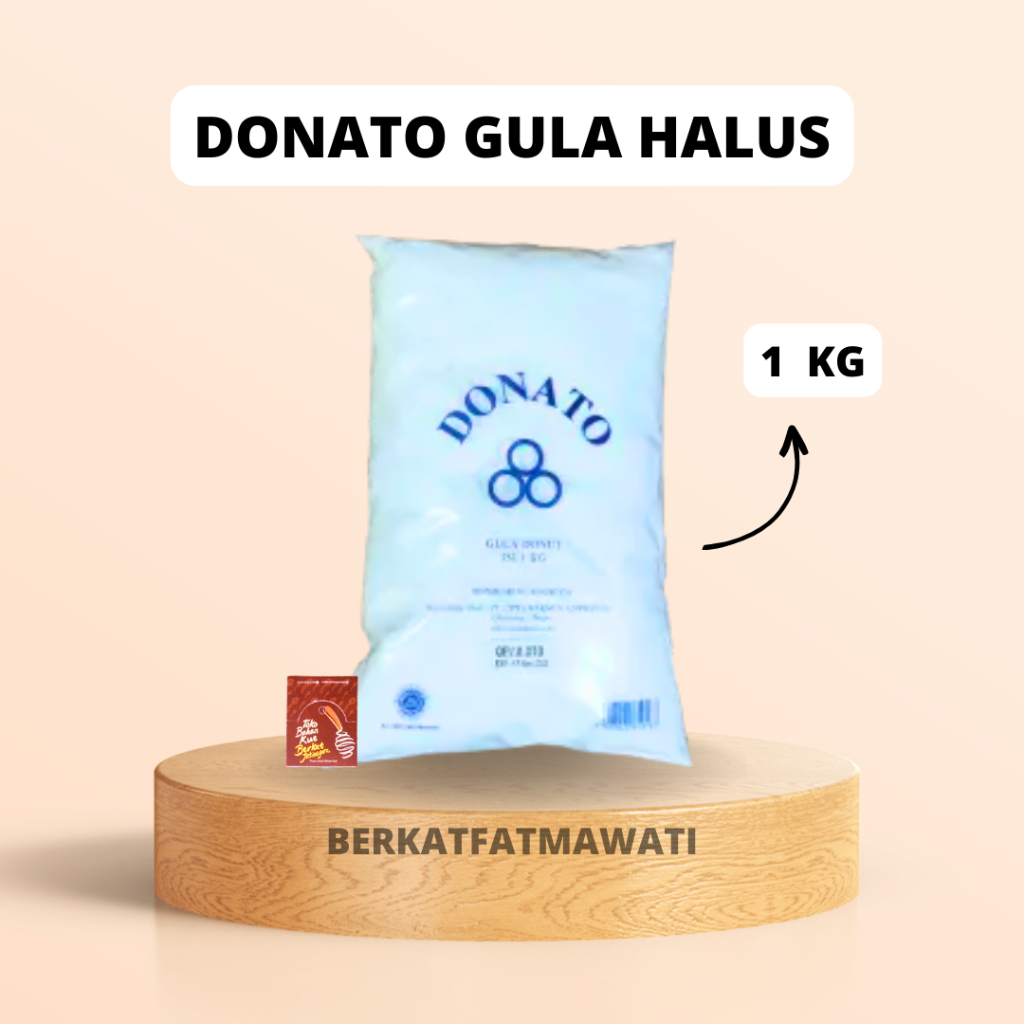 

DONATO KEMASAN 1 KG / GULA DINGIN / GULA DONAT / CTN(10pc)