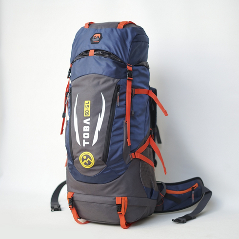 Tas gunung carrier Zarventure TOBA 60+5 liter tas hiking outdoor