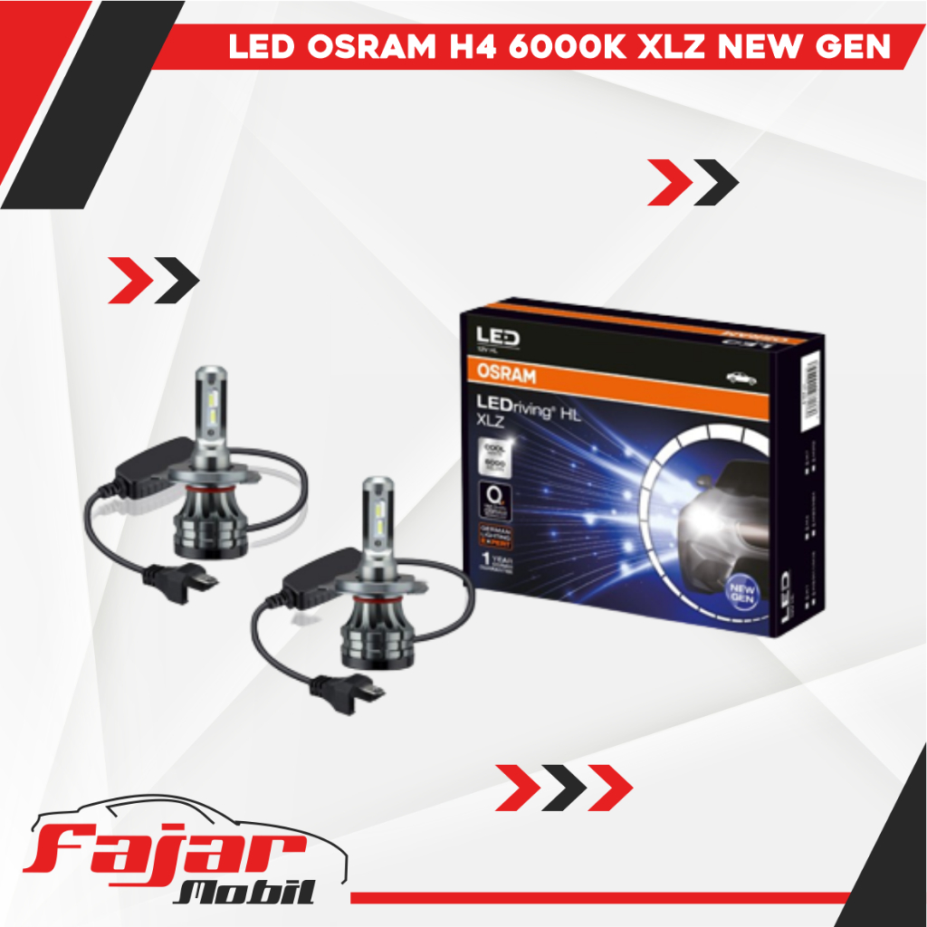 Lampu Utama Led Osram H4 6000K XLZ 2.0