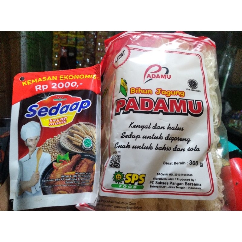 

Paket Bundling Bihun Jagung Padamu+Kecap Sedaap