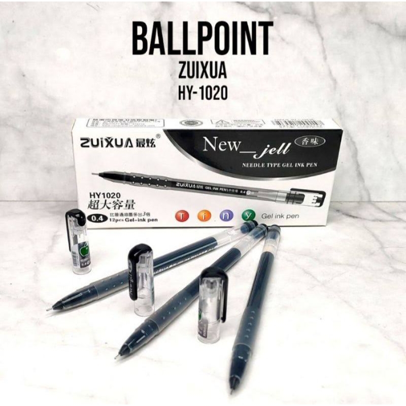 

PULPEN/BOLPOIN ZUIXUA 0.4 NEW JEL PACK(12)