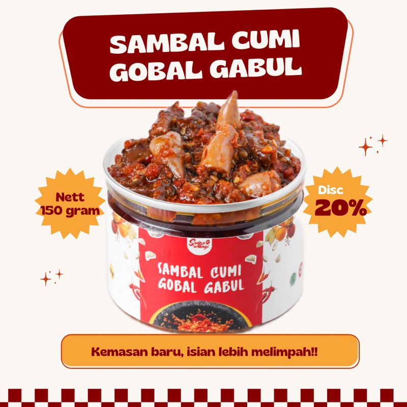 

Sambal Cumi Asin Gobal Gabul 150 Gram - Sedap Wangi | Sambel Cumi Lauk Siap Saji