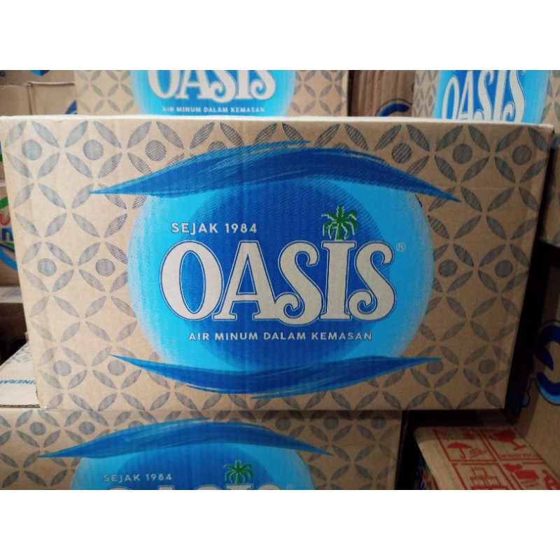 

Air mineral oasis 600ml 1 dus isi 24 botol / Air minum oasis / air putih