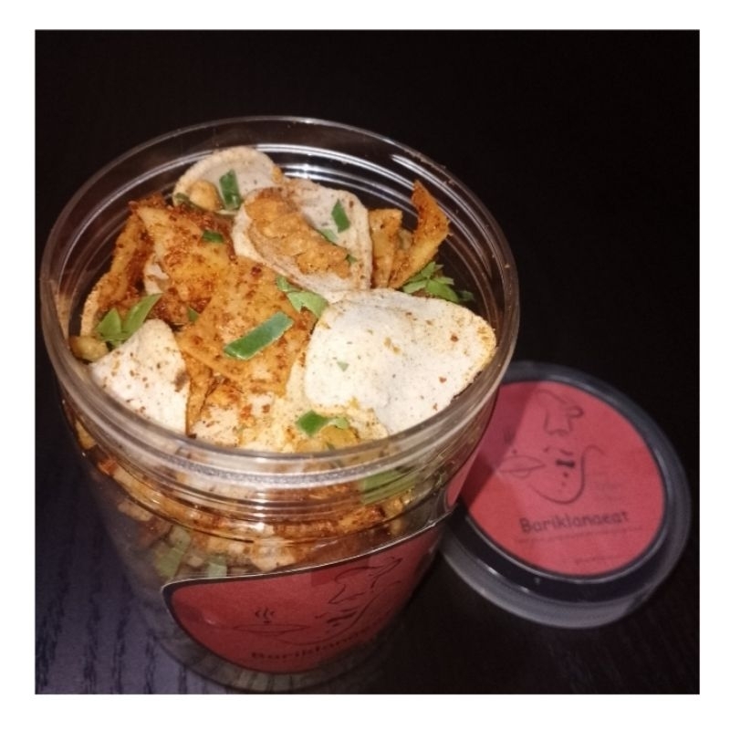 

Basreng, Makaroni, Pangsit Daun Jeruk Mix