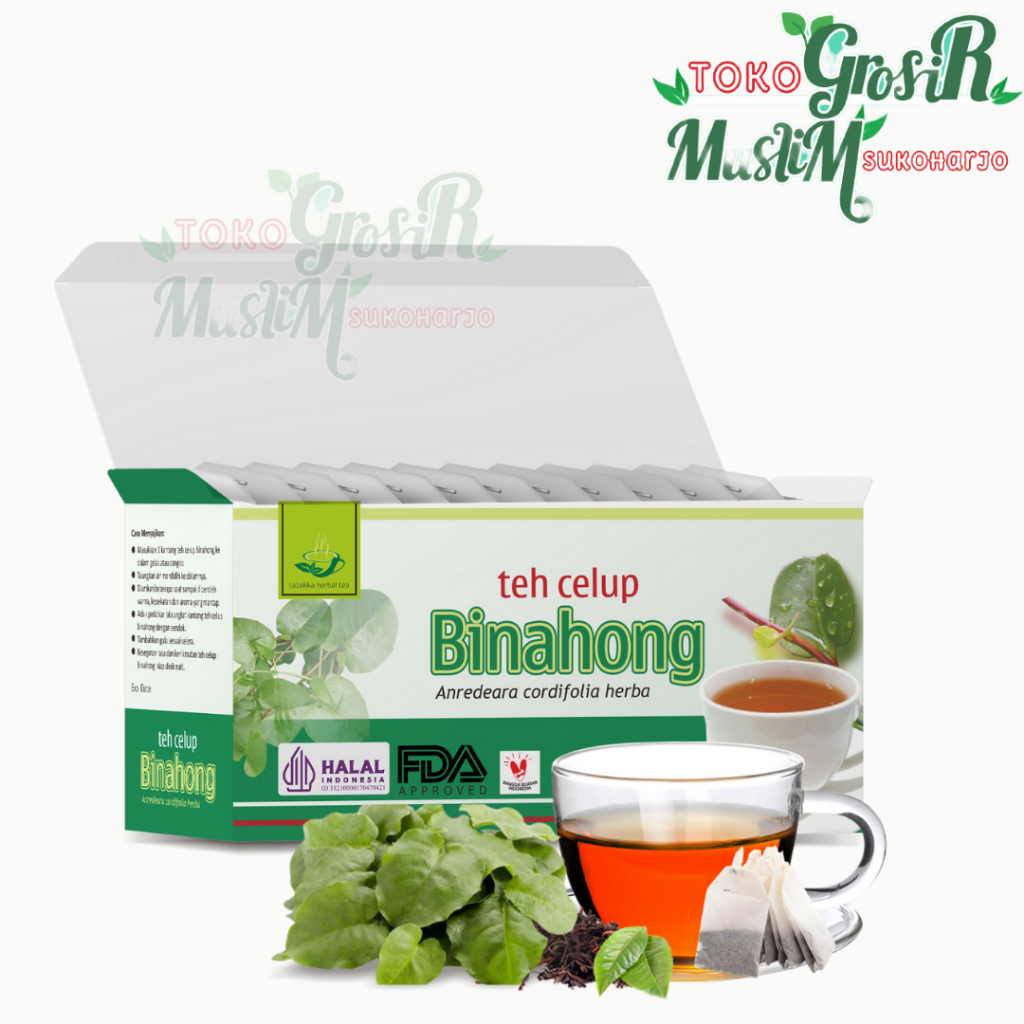 

Minuman herbal Teh Daun Binahong isi 20 Kantung Teh Celup untuk masalah Penyembuhan Luka operasi