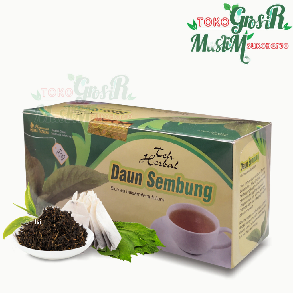 

Teh Daun Sembung Tazakka Original Halal BPOM Isi 20 Kantung Celup Tea Herbal Obat Batu Ginjal Sakit Pinggang Ampuh Minuman Kesehatan Alami