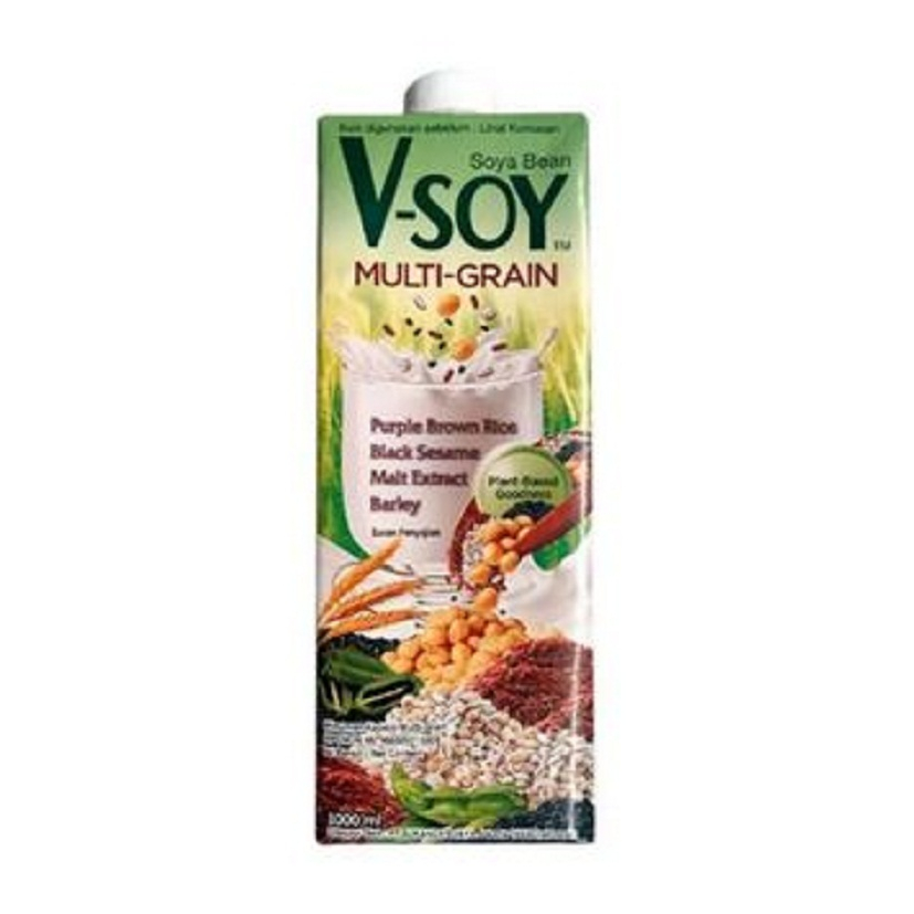 

V-soy Multi Grain Soy Milk UHT [1000mL]