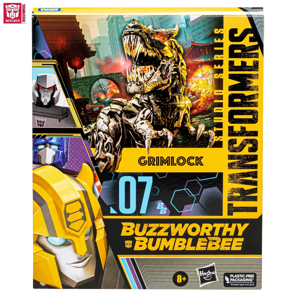 TRANSFORMERS BUZZWORTHY BUMBLEBEE Studio Series Leader Class 07-BB Grimlock Action Figure