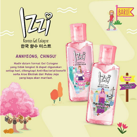 IZZI KOREAN GEL COLOGNE 100ML