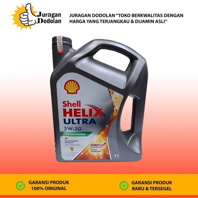 shell ultra 5w-30 oli shell helix ULTRA SP 5w-30 galon 4 liter oli mobil madiun