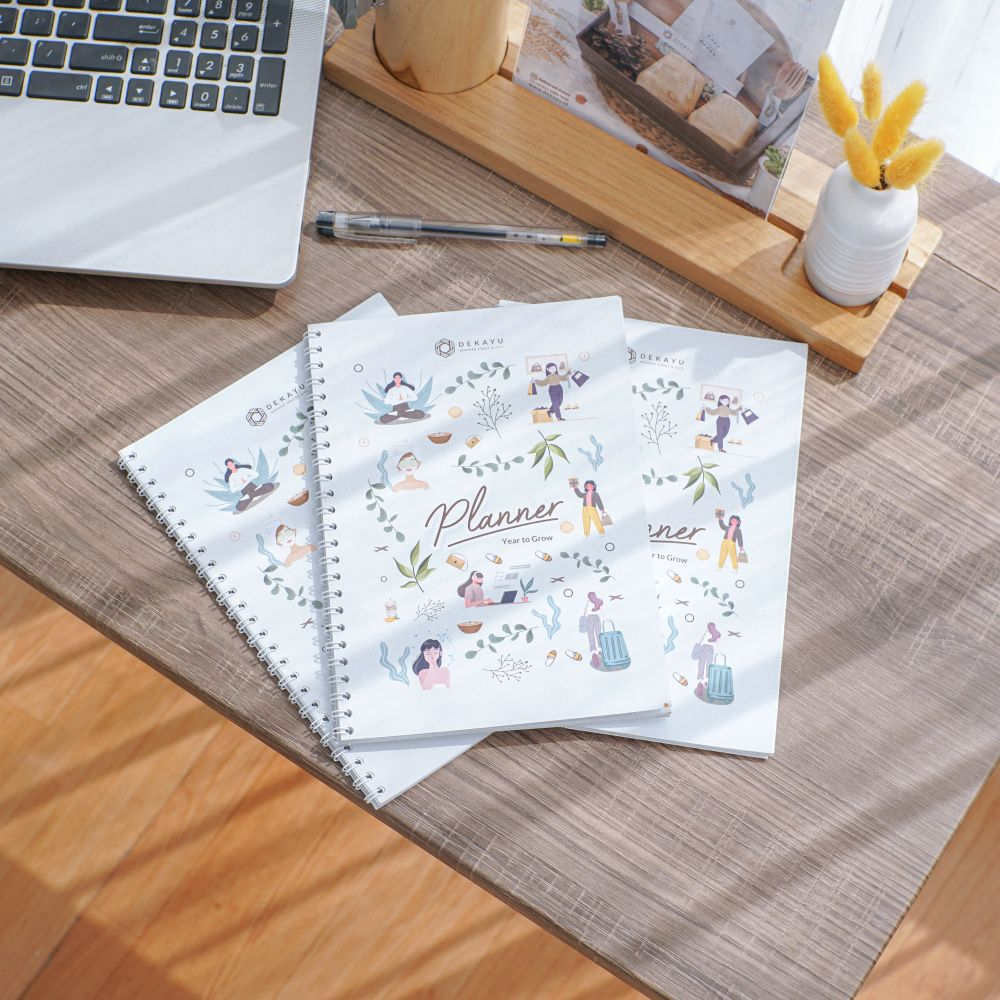 

DEKAYU INDONESIA Planner Book A5 / Buku Journal Agenda Cover Kayu