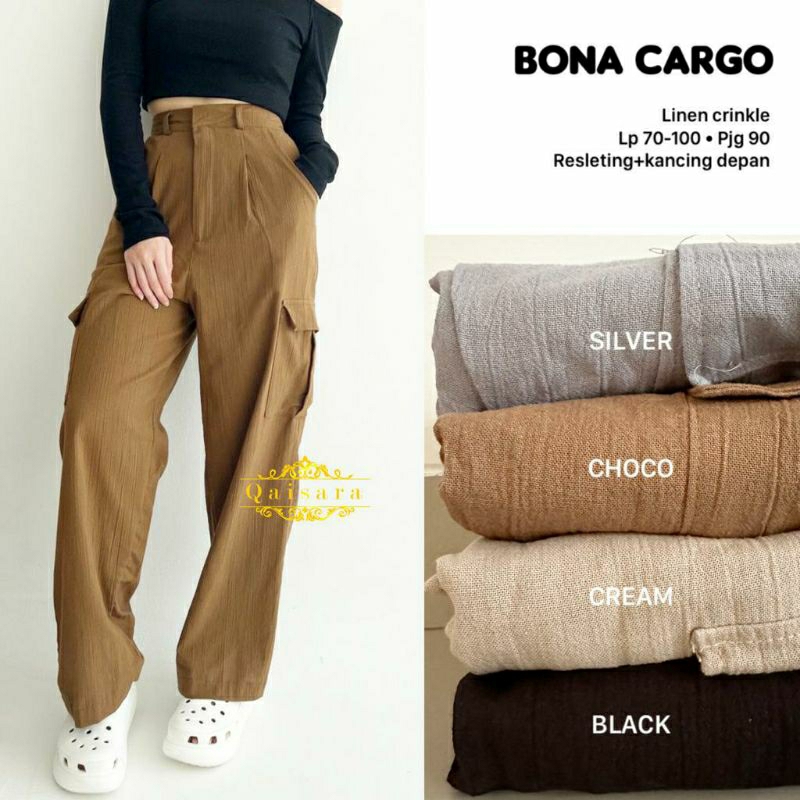MOCA Bona Dixsi  Cargo Pants Moca QSR1 Meong Solo