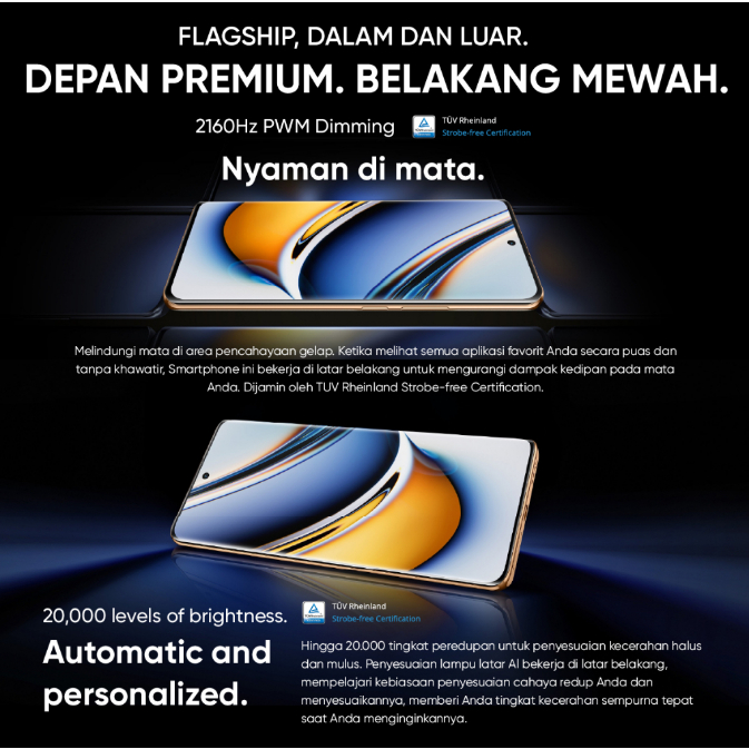 Realme 11 Pro+ 12GB+12GB* | 512GB Garansi Resmi (200MP OIS SuperZoom Camera | 120Hz Curved Vision Display | 100W SUPERVOOC Charge | Dimensity 7050 5G Chipset | 32 MP Sony Selfie Camera | 5000 mAh Massive Battery)-3