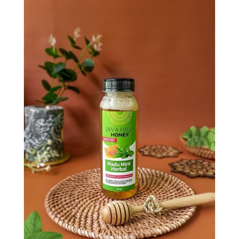 

Javahills Honey Madu Mint Herbal Java Hills CV Mumtaz Java madu untuk batuk pilek 330 gr