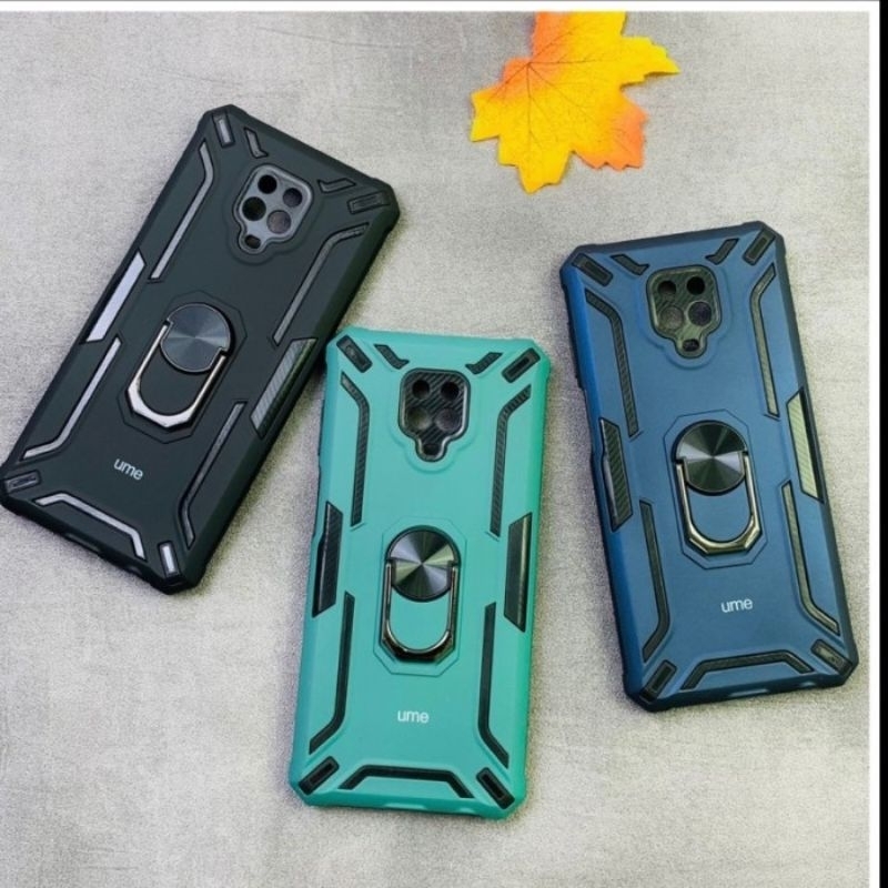 REDMI NOTE 9 PRO REDMI NOTE 9 SOFT CASE CARBON MAGNETIC RING HOLDER KARBON ROBOT