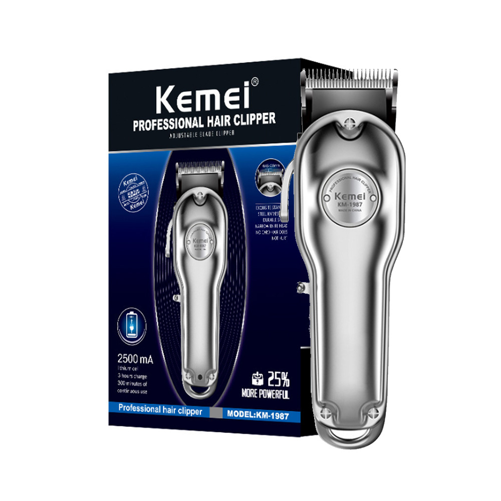Mesin cukur rambut kemei km-1987 cukur rambut hair clipper kemei ori