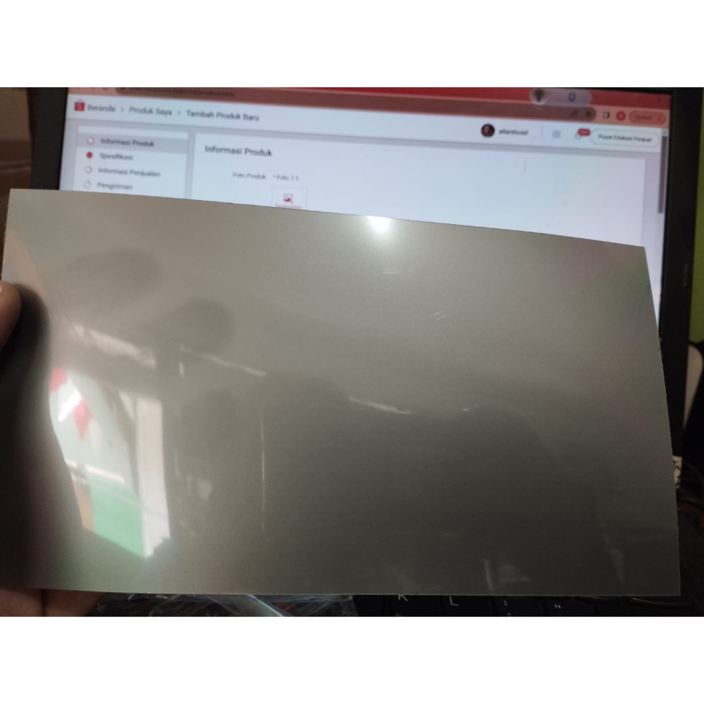 Polaris Silver back tembus cahaya pro light backlight original