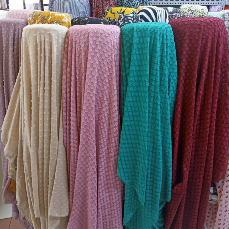 kain Rubiah premium // kain rubiah meteran // kain bahan // code lq