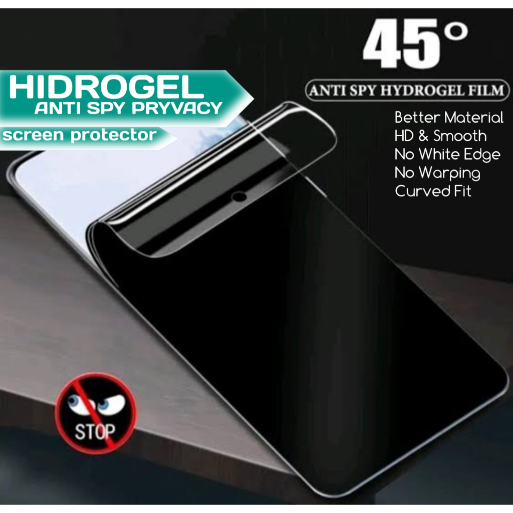 ANTI GORES HYDROGEL PRIVASI SAMSUNG GALAXY J4 2018/GALAXY J4/GALAXY J5 PRIME