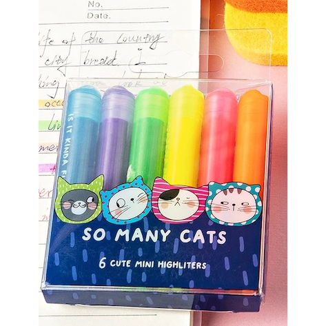 

Stabilo Wangi/ Scented Highlighters Imut M&G So Many Cats Mini 6 Warna