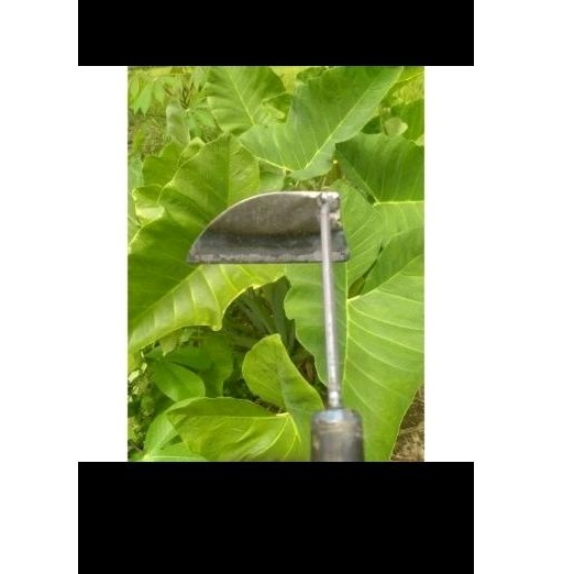 garukan miring/cangkul kecil baja