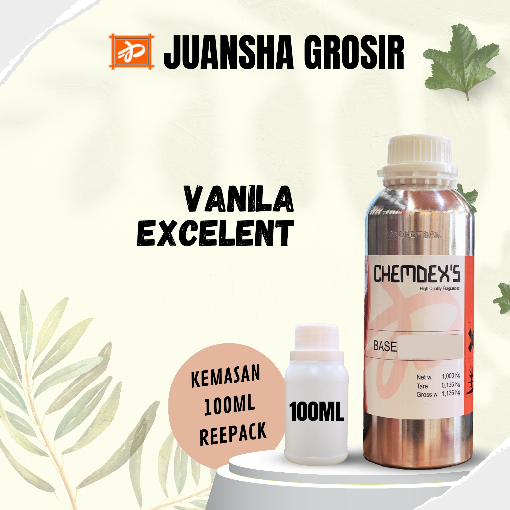 BIBIT PARFUM MURNI || EXCELLENT - VANILLA EXCELLENT || CHEMDEX || 100ML || REPACK