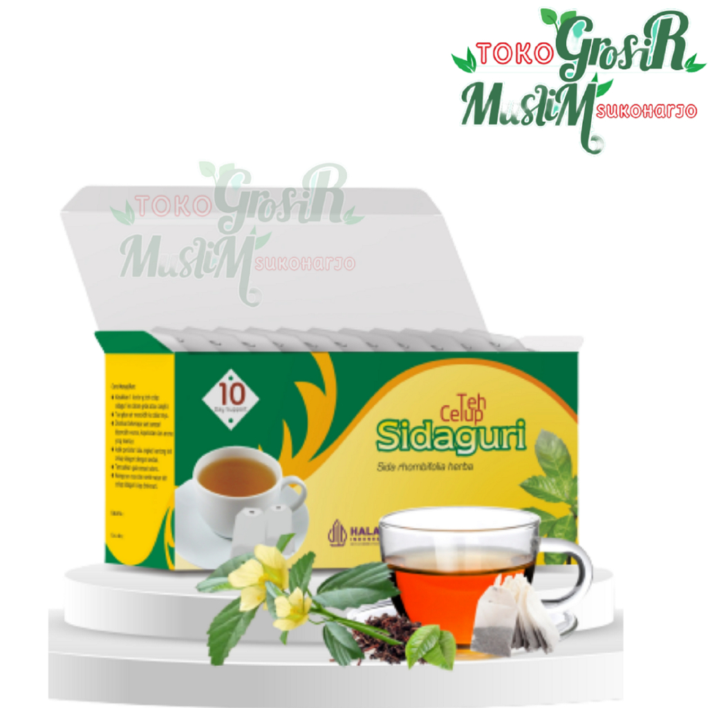 

Teh Sidaguri Tazakka Teh Asam Urat dan Kolesterol Tinggi Original Halal Isi 20 Kantung Celup Tea Bag Minuman Kesehatan Herbal Obat Nyeri