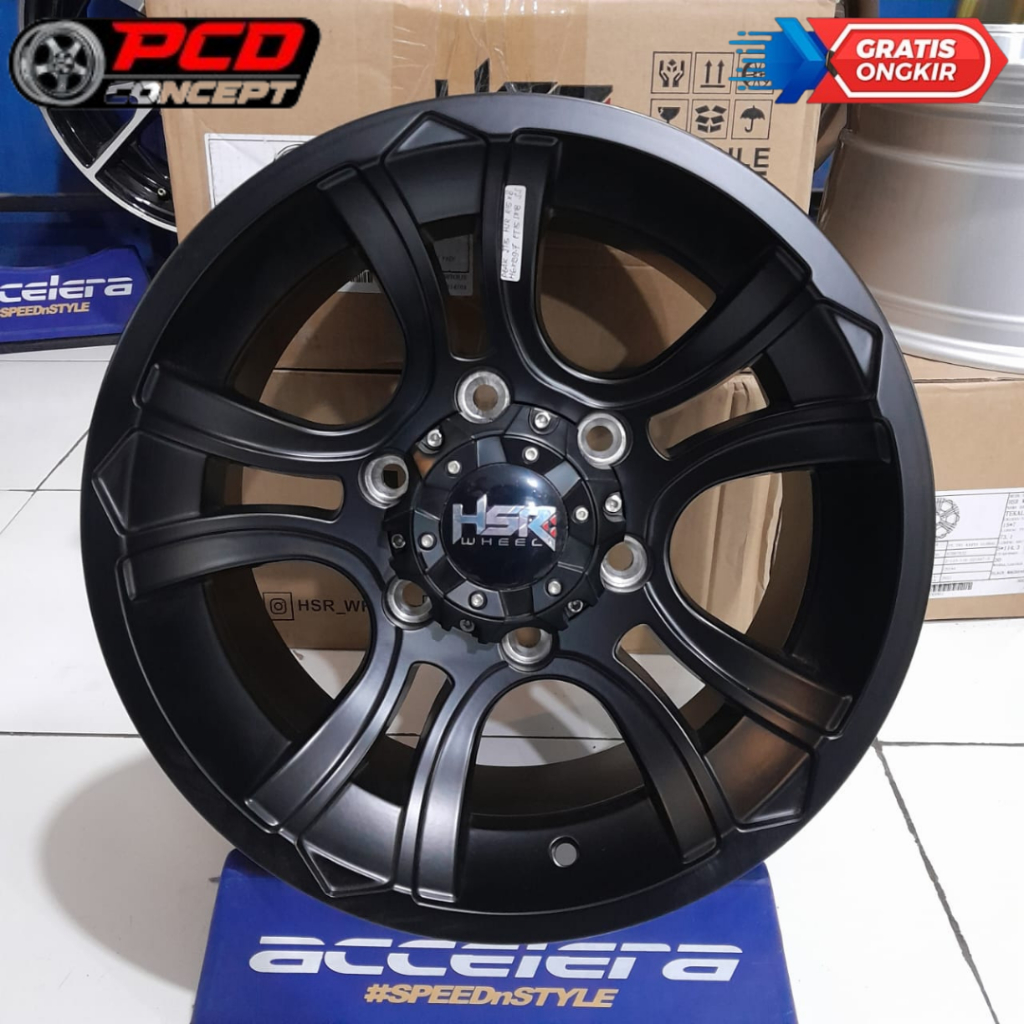 VELG MOBIL MURAH RING 15 LUBANG 6 HSR PEAK TRITON HARDTOP FORD RANGER