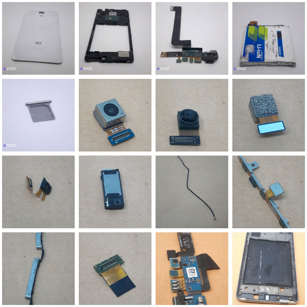 PART XIAOMI MI 4 LTE MI 4W ORI - BACKDOOR/ TUTUP MESIN BUZZER/ KAMERA DEPAN - BELAKANG/ BATERAI BM32