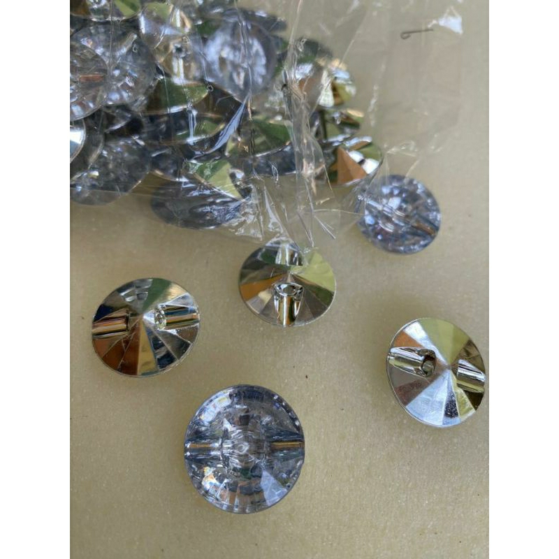 Kancing Kristal 22mm / Kancing Sofa Diamond /Kancing Permata Berlian/ Kancing Divan Springbed Ecer
