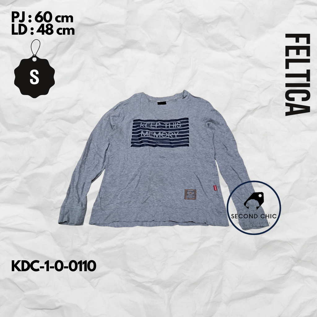 Crewneck FELTICA ORIGINAL | Crewneck Pria | Sweater FELTICA | Crewneck branded | Sweater branded