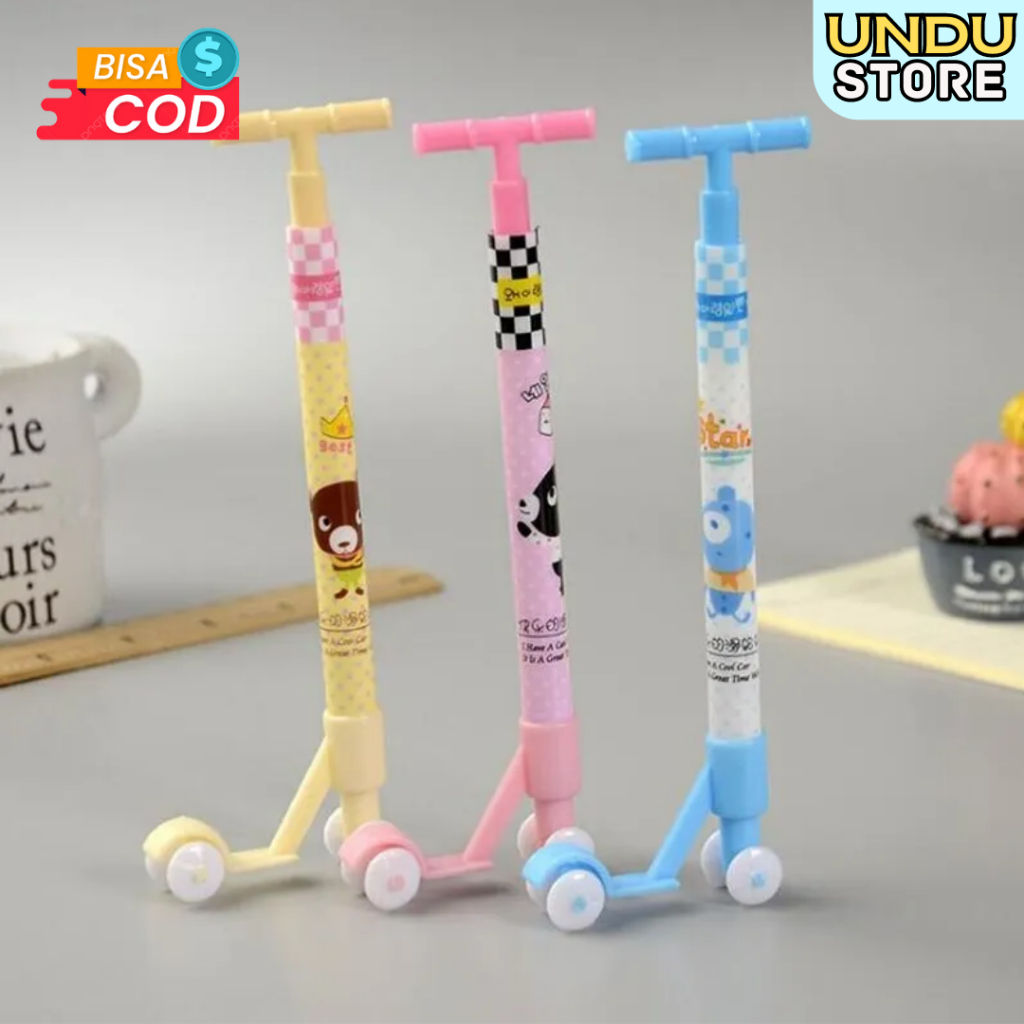 

Pen Gel Motif Scooter / Pulpen Gel