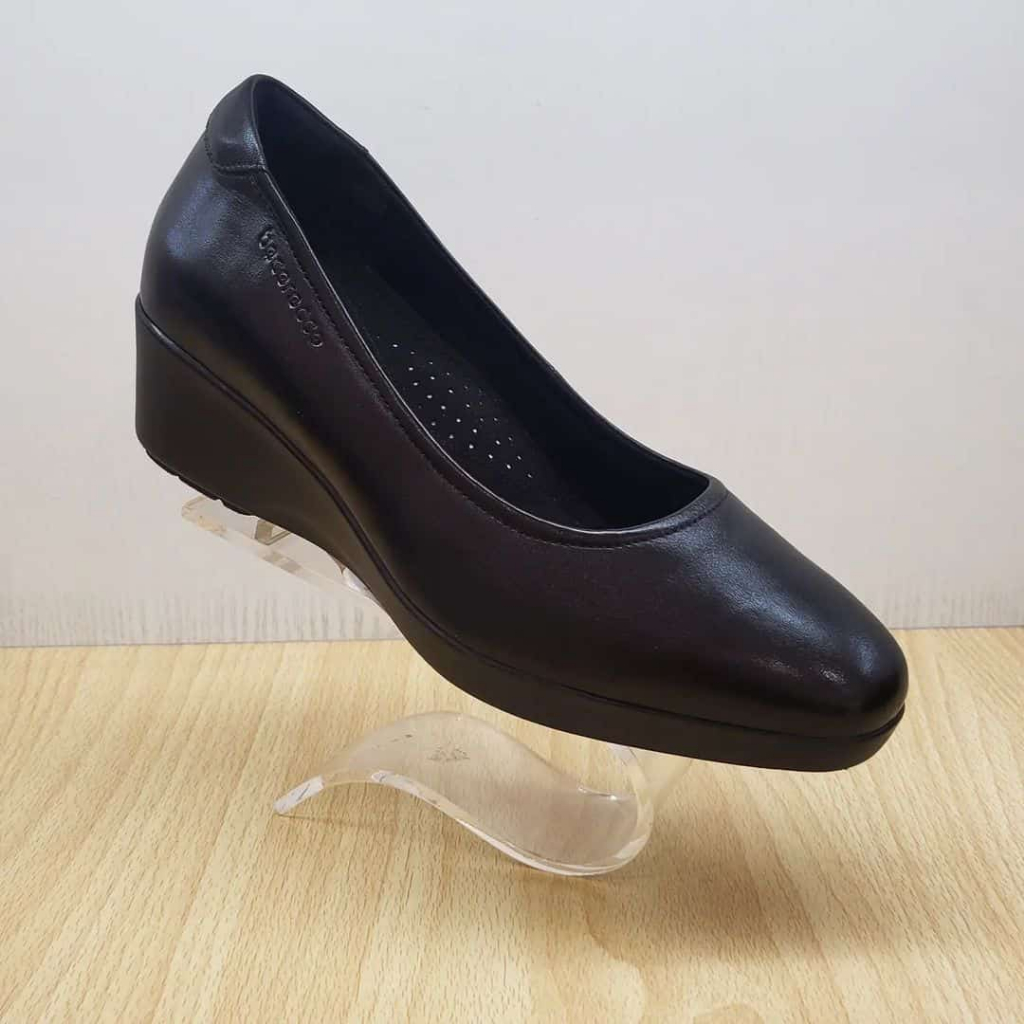 Sepatu Persit Bocorocco tinggi 5 cm D.Montebela 01 Nero