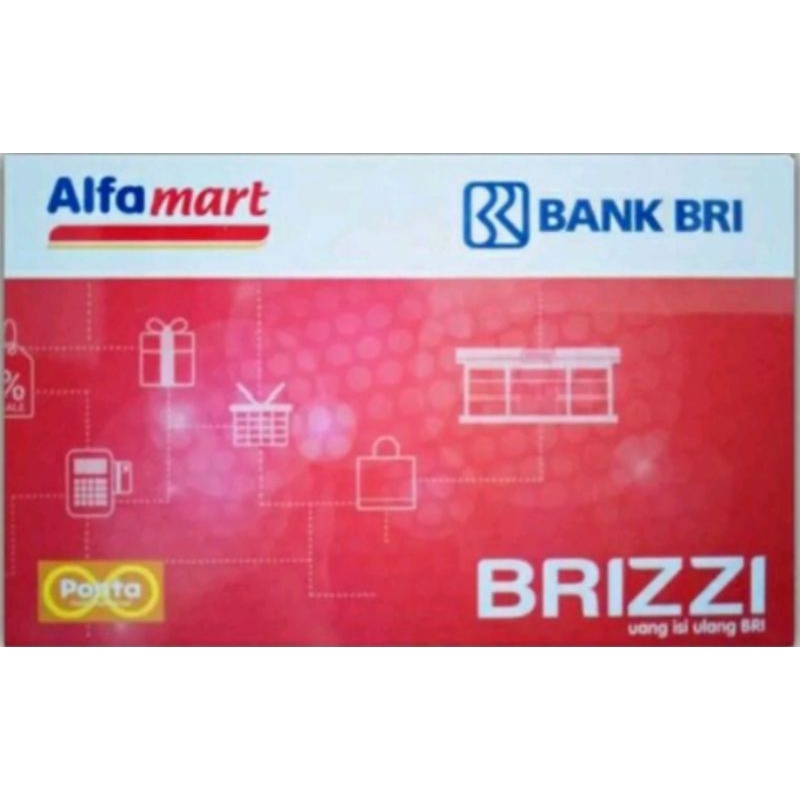 Kartu e-money BRIZZI Original alfamart
